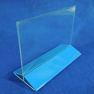 Менюхолдер горизонтальный А5 с цветным низом